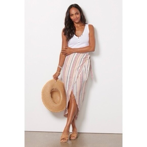 Free People Dresses & Skirts - Free People Women's Aubrey Wrap Sarong Skirt Size M